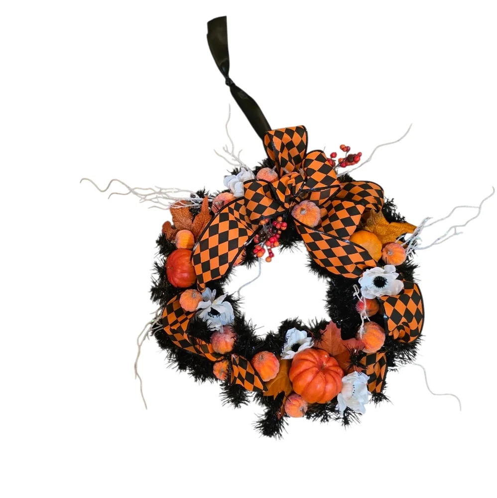 Fall Halloween Wreath 16